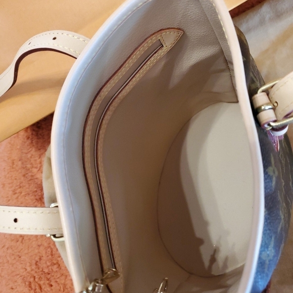 Louis Vuitton Monogram Brown Cream Shoulder Bag - Picture 5 of 5